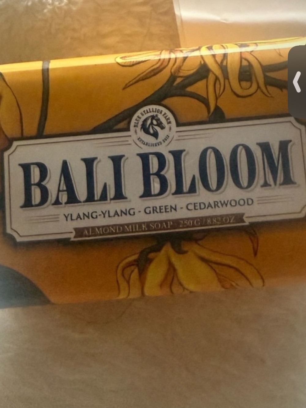 Bali Bloom Ylang-Ylang Almond Milk Soap - Yellow
